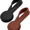 Sunglasses Holder for Car Visor, Magnetic Leather Sunglass Eyeglass Hanger Clip for Car Sun Visor Accessories