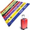 Personalized Luggage Tags, Customized Name ID Suitcase Tag Labels for Travel Suitcase, Personalized Embroidery Baggage Tags to Quickly Spot Suitcases,Travel Bag,Hiking Bag (Polyester)