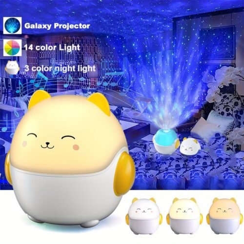 1 One Fire 360 Lights Galaxy Projector Star Projector Teen Girl Gifts Trendy Stuff Birthday Gifts Teen Boys Gift Ideas Women Gifts Lava Lamp 15 White Noise+ Bluetooth Room Decor Led Lights for Bedroom