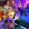 One Fire 360 Lights Galaxy Projector Star Projector Teen Girl Gifts Trendy Stuff Birthday Gifts Teen Boys Gift Ideas Women Gifts Lava Lamp 15 White Noise+ Bluetooth Room Decor Led Lights for Bedroom