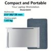 Laptop Screen Extender, 1080P IPS FHD Monitor Extension for 15-17.3" Laptop, Ultra-Thin Portable Triple Portable Monitor with USB-C/HDMI/USB-A,Mac/Windows/Chrome/Android (Grey, 15 Inches)
