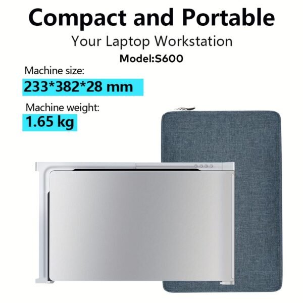 Laptop Screen Extender, 1080P IPS FHD Monitor Extension for 15-17.3" Laptop, Ultra-Thin Portable Triple Portable Monitor with USB-C/HDMI/USB-A,Mac/Windows/Chrome/Android (Grey, 15 Inches)
