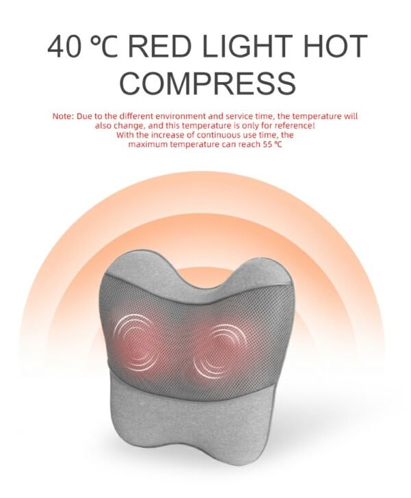 BOB AND BRAD Cordless Back and Neck Massager with Heat, FSA Eligible HSA 4D Shiatsu Massage Pillow for Pain Relief Deep Tissue, 6H Battery, Gift for Stress Relief at Home Office & Car