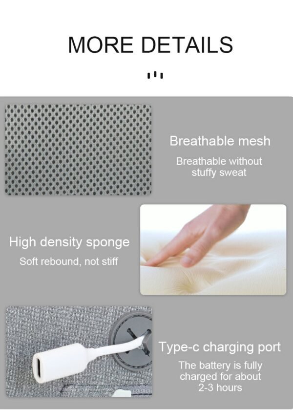 BOB AND BRAD Cordless Back and Neck Massager with Heat, FSA Eligible HSA 4D Shiatsu Massage Pillow for Pain Relief Deep Tissue, 6H Battery, Gift for Stress Relief at Home Office & Car