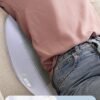 3 in 1 Lumbar Massage Pillow with Heat, Deep Kneading Back Massager for Pain Relief, Ergonomic Lumbar Support Cushion