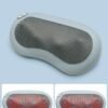 3 in 1 Lumbar Massage Pillow with Heat, Deep Kneading Back Massager for Pain Relief, Ergonomic Lumbar Support Cushion