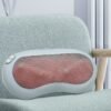 3 in 1 Lumbar Massage Pillow with Heat, Deep Kneading Back Massager for Pain Relief, Ergonomic Lumbar Support Cushion