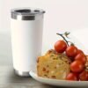 Travel Coffee Tumbler 20 oz, Insulated Mug with Lid, Stainless Steel Cup for Outdoor, Powder Coated Navy