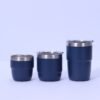 8/12oz Mini Tumbler Shot Glass with Straw and Lid, 12 Pack Stainless Steel Sublimation Shot Glasses for Wedding Party Whiskey Cocktail Bar with Straw and Lid