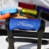 Coco Personalized Luggage Handle Wrap with Embroidered Name, Custom Handle Covers for Travel Bag Luggage Suitcase, Monogrammed Luggage Finder