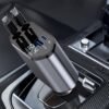 Retractable Car Charger, 4 in 1 Fast Charging Car Charger with USB-C & USB-A, Compatible with iPhone 17/16/15/14/13/12/11,Galaxy,Pixel, Car Accessories for Men Women Drivers