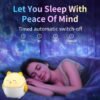 One Fire 360 Lights Galaxy Projector Star Projector Teen Girl Gifts Trendy Stuff Birthday Gifts Teen Boys Gift Ideas Women Gifts Lava Lamp 15 White Noise+ Bluetooth Room Decor Led Lights for Bedroom