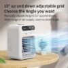 Arctic Air Pure Chill 2.0 Evaporative Air Cooler by Ontel - Powerful, Quiet, Lightweight and Portable Space Cooler with Hydro-Chill Technology For Bedroom, Office, Living Room & More,Blue