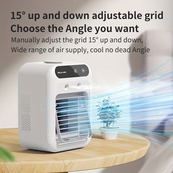 Arctic Air Pure Chill 2.0 Evaporative Air Cooler by Ontel - Powerful, Quiet, Lightweight and Portable Space Cooler with Hydro-Chill Technology For Bedroom, Office, Living Room & More,Blue