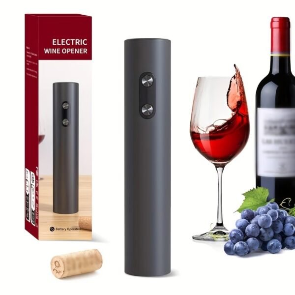 Electric Wine Aerator & Opener Set with Accessories, Rechargeable Automatic Corkscrew, Aerator, Dispenser, Foil Cutter Tool, Stopper, Wine Lovers Gift for Housewarming, Birthday, Registry, Anniversary