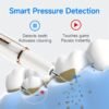Plaque Remover for Teeth, Dental Cleaning Kit Tartar Remover for Teeth with LED Light & 5 Modes, Rechargeable Dental Cleaner, 4 Replaceable Heads