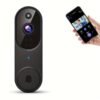 Orbitell 1080p Wireless Wi-Fi Video Doorbell Camera with Two Way Audio, Night Vision, Cloud Storage, Smart AI Motion Detection, Support 2.4GHz Wi-Fi only