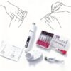 Electric Nail Drill Kit, Electric Nail File Cordless Nail Drill Machine for Acrylic Gel Dip Powder Nails, Professional Portable Manicure Pedicure Rechargeable Lightweight for Home Salon Use