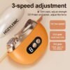 SCAIKTIG Electric Automatic Nail Clipper with Light, 2 Speeds, Magnetic Cover, Nail Scraps Storage, USB Rechargeable, Safety Electric Fingernail Trimmer for Kids, Adult, Seniors, Men, Caregivers, Grey