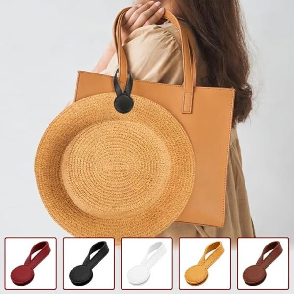 Sunglasses Holder for Car Visor, Magnetic Leather Sunglass Eyeglass Hanger Clip for Car Sun Visor Accessories