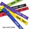 Personalized Luggage Tags, Customized Name ID Suitcase Tag Labels for Travel Suitcase, Personalized Embroidery Baggage Tags to Quickly Spot Suitcases,Travel Bag,Hiking Bag (Polyester)