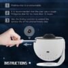 Galaxy Projector Pro for Bedroom, 13 in 1 Planetarium Star Projector with Solar System & Constellation, Night Light for Ceiling - 360° Rotating with Timer, Adjustable Knob, Kids Adults Room Decor