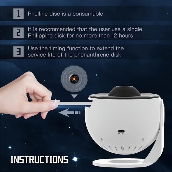 Galaxy Projector Pro for Bedroom, 13 in 1 Planetarium Star Projector with Solar System & Constellation, Night Light for Ceiling - 360° Rotating with Timer, Adjustable Knob, Kids Adults Room Decor