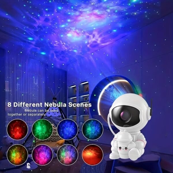 Star Projector Galaxy Night Light - Astronaut Space Projector, Starry Nebula Ceiling LED Lamp with Timer and Remote, Kids Room Decor Aesthetic, for Christmas & Birthdays