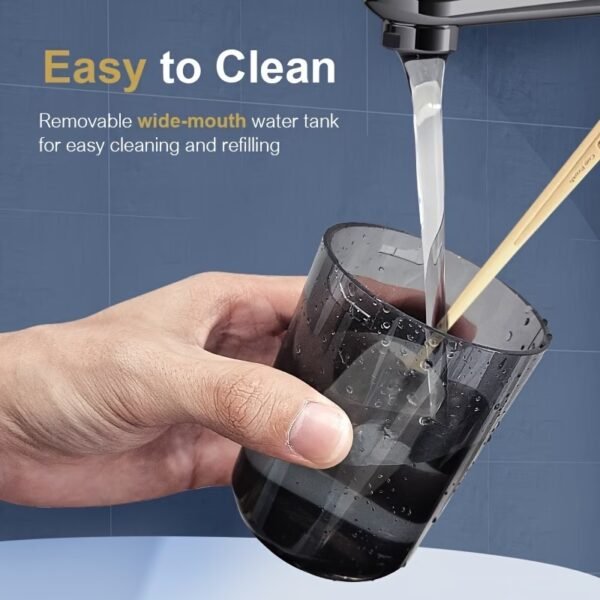 Waterpik Aquarius Water Flosser For Teeth Cleaning, Gums, Braces, Dental Care, Electric Power With 10 Settings, 7 Tips For Multiple Users And Needs, ADA Accepted, White WP-660, Packaging May Vary