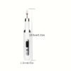 Electric Nail Drill Kit, Electric Nail File Cordless Nail Drill Machine for Acrylic Gel Dip Powder Nails, Professional Portable Manicure Pedicure Rechargeable Lightweight for Home Salon Use