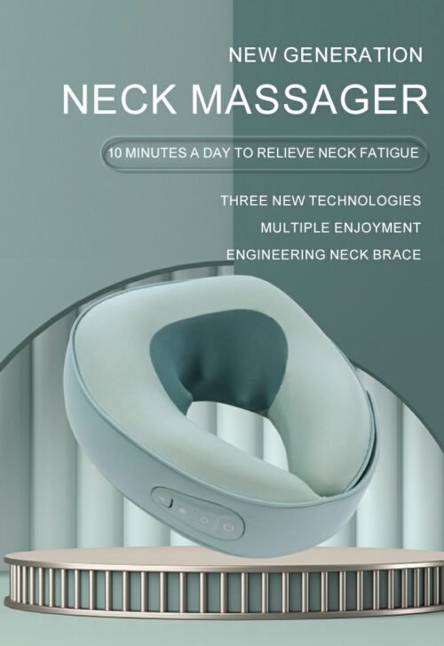 320英文详情新_01 KppeX 4D Deep Cordless Neck Massager Pillow,Shiatsu Shoulder Massager,Leg and Back Pain Relief Tissue Kneading,Gifts for Men or Women (Onion White)