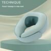 KppeX 4D Deep Cordless Neck Massager Pillow,Shiatsu Shoulder Massager,Leg and Back Pain Relief Tissue Kneading,Gifts for Men or Women (Onion White)