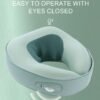 KppeX 4D Deep Cordless Neck Massager Pillow,Shiatsu Shoulder Massager,Leg and Back Pain Relief Tissue Kneading,Gifts for Men or Women (Onion White)