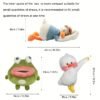 Tissue Box Cover Plush Tissue Box Holder for Car, Home, Decorative Holder/Organizer for Bathroom Vanity Countertop, Nightstands, Office Desk-Duck