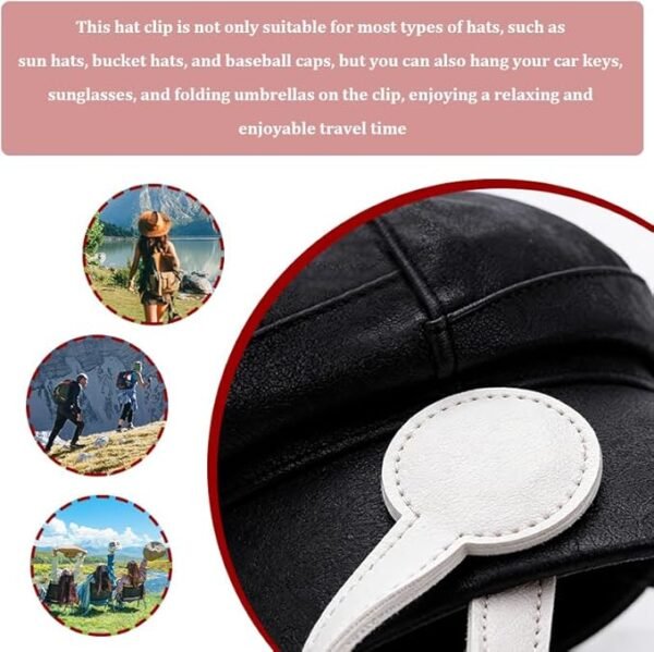 Sunglasses Holder for Car Visor, Magnetic Leather Sunglass Eyeglass Hanger Clip for Car Sun Visor Accessories