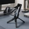 OMOTON TP02 360°Rotating for MagSafe Tripod, Adjustable Aluminum Magnetic Phone Tripod for iPhone 17/16/15/14 Pro Max Air, Foldable Cell Phone Stand Fits Vlog, Gym, Travel Essentials Accessories