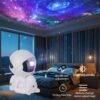 Star Projector Galaxy Night Light - Astronaut Space Projector, Starry Nebula Ceiling LED Lamp with Timer and Remote, Kids Room Decor Aesthetic, for Christmas & Birthdays