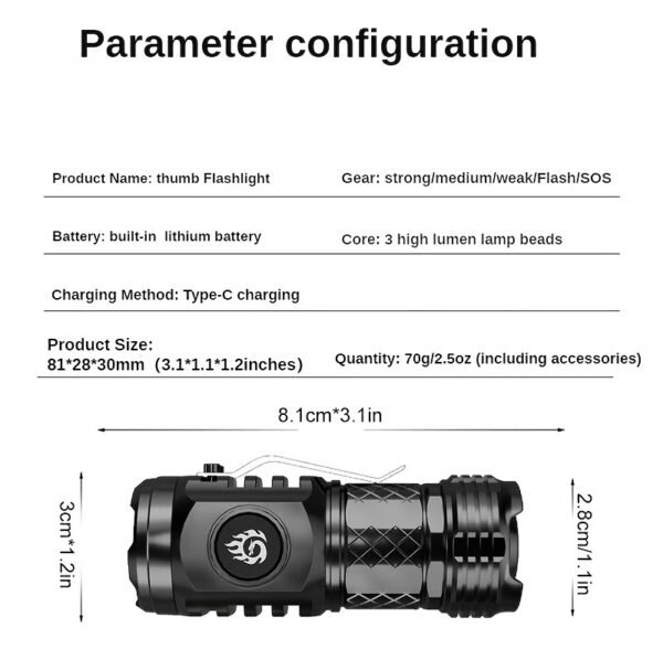 IMINI 2 EDC Rechargeable Keychain Flashlight, 50 Lumens Compact and Portable Mini LED Keyring Lights with Built-in Battery Ideal for Everyday Carry and Emergencies (OD Green)