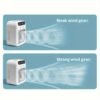 Arctic Air Pure Chill 2.0 Evaporative Air Cooler by Ontel - Powerful, Quiet, Lightweight and Portable Space Cooler with Hydro-Chill Technology For Bedroom, Office, Living Room & More,Blue