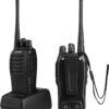 pxton Walkie Talkies Rechargeable Long Range Two-Way Radios with Earpieces,2-Way Radios UHF Handheld Transceiver Walky Talky with Flashlight Li-ion Battery and Charger（2 Pack）