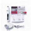 Electric Nail Drill Kit, Electric Nail File Cordless Nail Drill Machine for Acrylic Gel Dip Powder Nails, Professional Portable Manicure Pedicure Rechargeable Lightweight for Home Salon Use