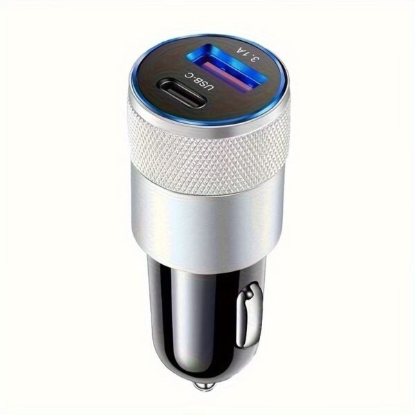 LISEN Car Charger USB C, 45W Cigarette Lighter USB Charger Adapter, Car Accessories Gifts for Men, Mini USBC Cars Fast Charging Adapter USBC Type C 12V Plug Outlet, for iPhone 17 Pro Max 16 15 14 13