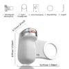 Phone Camera Grip with Selfie Ring Light & Detachable Bluetooth Remote Control, TikTok Scrolling Remote Shutter, Cold Shoe for Light/Mic, Compatible with iPhone & Android Phone
