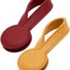 Sunglasses Holder for Car Visor, Magnetic Leather Sunglass Eyeglass Hanger Clip for Car Sun Visor Accessories