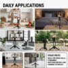 OMOTON TP02 360°Rotating for MagSafe Tripod, Adjustable Aluminum Magnetic Phone Tripod for iPhone 17/16/15/14 Pro Max Air, Foldable Cell Phone Stand Fits Vlog, Gym, Travel Essentials Accessories