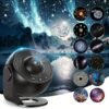Galaxy Projector Pro for Bedroom, 13 in 1 Planetarium Star Projector with Solar System & Constellation, Night Light for Ceiling - 360° Rotating with Timer, Adjustable Knob, Kids Adults Room Decor