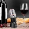 Rabbit W6127 Wine Aerator and Pourer, Clear and Stainless Steel Design, Easy to Use for Enhancing Wine Flavor and Smooth Pouring