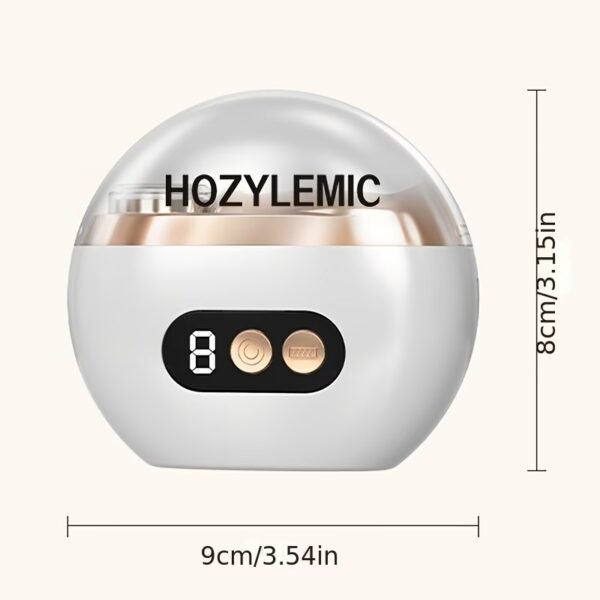 SCAIKTIG Electric Automatic Nail Clipper with Light, 2 Speeds, Magnetic Cover, Nail Scraps Storage, USB Rechargeable, Safety Electric Fingernail Trimmer for Kids, Adult, Seniors, Men, Caregivers, Grey