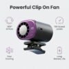 2026 Clip On Air Conditioner For Car,360 Rotation 199 Speeds LED Display USB Rechargeable Car AC Mini AC Unit Portable Cooling Fan, For Office Camping Beach Travel.