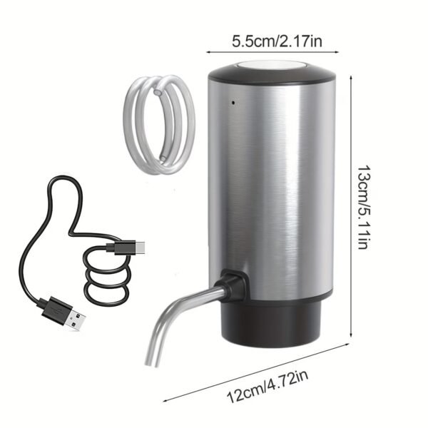 Wine Aerator Electric Wine Decanter Automatic Wine Aerator, Wine Dispenser Wine pourer with USB Rechargeable,Wine Lover for women&Men(Black-ABS)